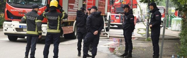 Požar u Institutu za povrtarstvo i ratarstvo kod Čeneja (FOTO)