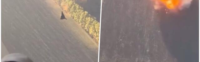 NAPAD DRONA KAMIKAZA "HORNET" Ruski vojnik snimio sopstveni pakao! Sve se desilo u sekundi, kamera uhvatila jeziv trenutak sa fronta (VIDEO)