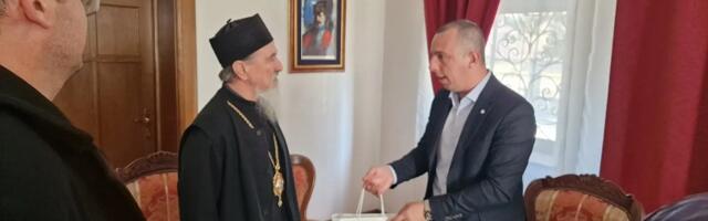 Нови председник општине Пријепоље на разговору код владике Атанасија