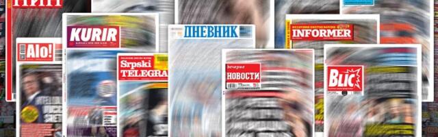Dnevna štampa za subotu, 3. maj