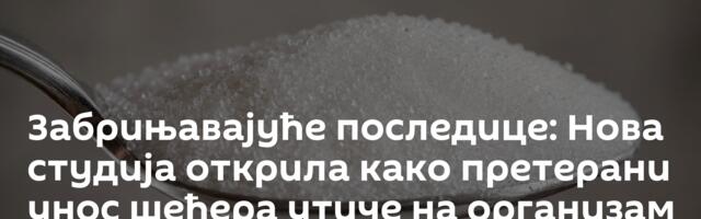 Забрињавајуће последице: Нова студија открила како претерани унос шећера утиче на организам