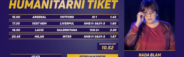 1976. Humanitarni tiket u podne: NADA BLAM tipuje za Prihvatilište za odrasla i stara lica Kumodraška 226A