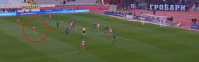 Jedan od najlepših golova u Superligi! Bivši igrač Zvezde "raketom" s 30 metara "načeo" Partizan!