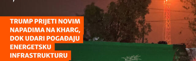 Trump prijeti novim napadima na Kharg, dok udari pogađaju energetsku infrastrukturu zemalja Zaljeva