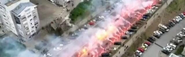 BAKLJE GORE, 2.000 BAJKERA GA PRATI! Pogledajte veličanstveni dolazak Vučića u Arenu! (FOTO, VIDEO)