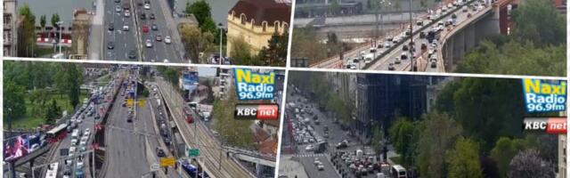 AUTOKOMANDA NAJZAKRČENIJA, NA BRANKOVOM I GAZELI SVE TEČE: Stanje na beogradskim ulicama jutros mnogo bolje kad nema kiše (FOTO)