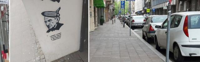 "LAPOT, BRAĆO, A NE KNJIGE I PROTESTI" Jeziva poruka u centru Beograda: Direktan poziv na ubijanje starijih ljudi