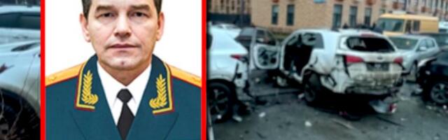 RUSKI GENERAL RAZNET BOMBOM U MOSKVI! Horor prizor nasred ulice, unutrašnjost automobila potpuno spržena (FOTO/VIDEO)