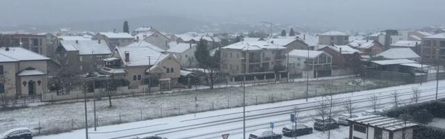 Nesvakidašnji snimak iz drona: Ovako Podgorica izgleda prekrivena snegom