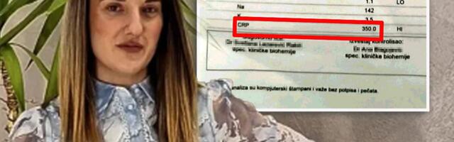 Milena (34) iz Prokuplja se zbog jakih bolova u stomaku javila lekaru i posle tri dana umrla! Imala CRP 350