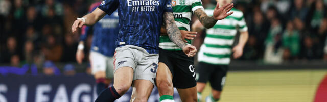 Kladionice jasne, Arsenal jednom nogom u polufinalu: Evo gde je TV prenos meča sa Sportingom