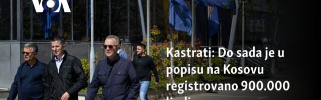 Kastrati: Do sada u popisu na Kosovu registrovano 900.000 ljudi