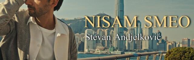 „Nisam smeo“ Stevan Anđelković otvara novo poglavlje: „Ovo je pesma koja govori ono što dugo nisam“