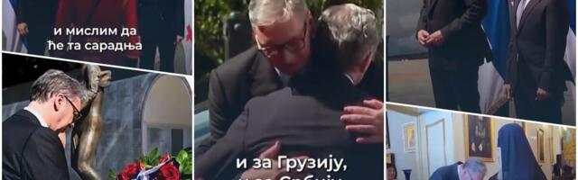 "RAZUMEVANJE I PRIJATELJSTVO NA VISOKOM NIVOU!" Predsednik Vučić se oglasio iz Gruzije, pa podelio kadrove zvanične posete: Saradnja ide uzlaznom linijom!