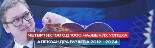 POGLEDAJTE: Četvrtih 100 od 1000 najvećih uspeha Aleksandra Vučića u periodu od 2012. do 2024. godine (VIDEO)