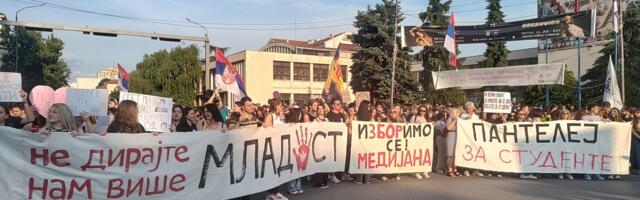 Protest u Nišu u petak, okupljanje na tri lokacije