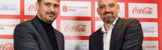 Coca-Cola je zlatni partner Beogradske arene