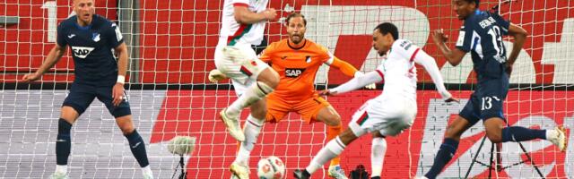 Goleada u prvom poluvremenu, pa zatišje do kraja: Augsburg imao penal u finišu utakmice, ali Hofenhajm preživeo!
