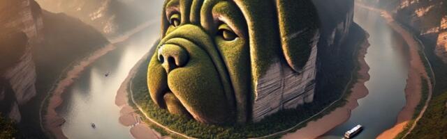 Planina u Kini koja izgleda kao tužan pas privukla hiljade turista