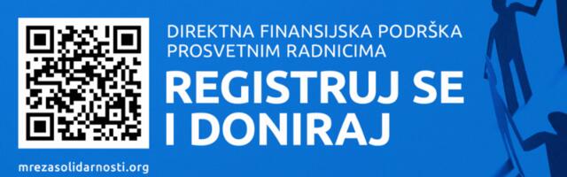 IT Srbija: Pokrenuta ‘Mreža solidarnosti’ za prosvetare koji su ostali bez plata!