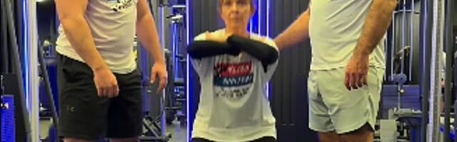 GLUMICA ODUŠEVILA KONDICIJOM! U šestoj deceniji "K'O IZ TOPA" uradila 1003 čučnja - a razlog će vam odmah izmamiti suze! (VIDEO)