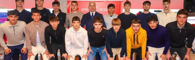 FK Crvena zvezda upriličio svečani doček za omladinske i kadetske reprezentativce