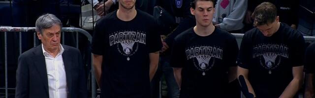 Muk u Areni: Partizan odao čast minutom ćutanja u znak sećanja na sve žrtve NATO bombardovanja