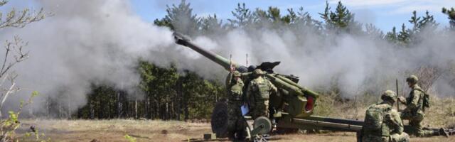 Taktička uvežbavanja artiljerijskih jedinica: Grmi na Pasuljanskim livadama (FOTO)