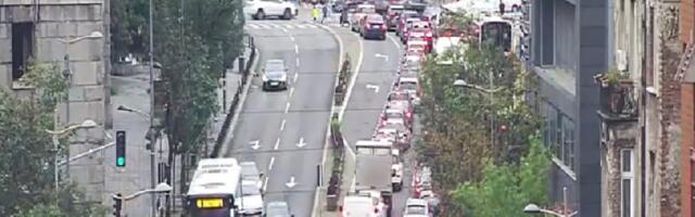 BEOGRAD PARALISAN! Ove saobraćajnice su danas kritične, nema igla gde da padne! (FOTO)