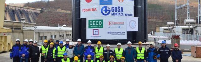 Završnica revitalizacije zlatne rezerve EPS: Uspešno spušten rotor težak 440 tona