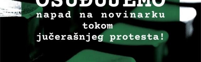Nezavisna grupa građana i studenata Leskovac: Osuđujemo napad na novinarku tokom jučerašnjeg protesta