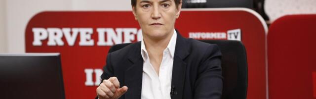 Brnabić reagovala na pisanje N1: Pišu da je danas sunce, ali i da je kiša