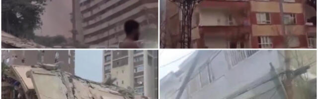 Najpotresniji snimci katastrofe u Venecueli: Zgrada nestaje u oblaku dima, mladić za dlaku izbegao smrt (VIDEO)