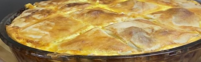 DORUČAK GOTOV ZA POLA SATA! Pita sa SIROM I TIKVICAMA od DOMAĆIH KORA!