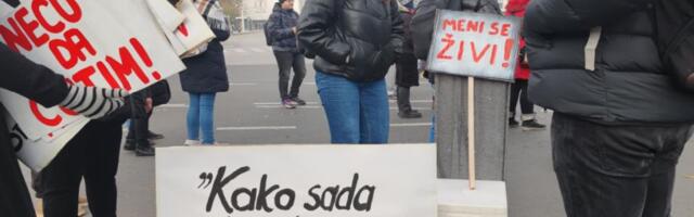 UŽIVO VIDEO, FOTO: Počela šestočasovna blokada kod Železničke stanice, zatvorena raskrsnica