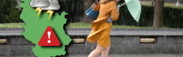 KIŠA ĆE PREKRITI SRBIJU I u Beogradu pljuskovi sa grmljavinom, detaljna prognoza RHMZ ne obećava ništa dobro!