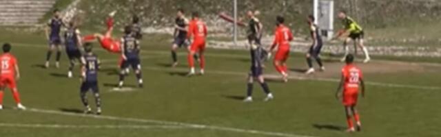 Neverovatan gol i makazice u drugoj ligi Crne Gore: Tim u srpskim bojama slavi prelep potez