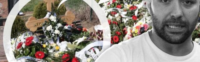 POTRESNA PORUKA NA GROBU DRAGANA LAZIĆA: Tuga u Brestaču odzvanja, a REČI na OVOM vencu razaraju dušu! (VIDEO)