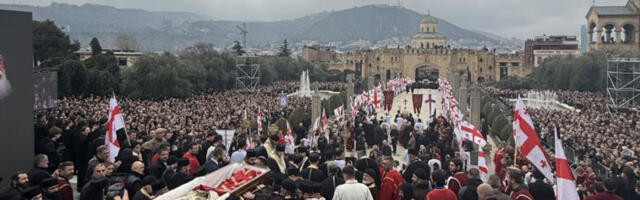 Молитвено присуство делегације СПЦ на последњем испраћају грузијског патријарха Илије