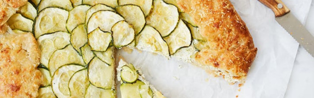 Tikvice na lisnatom testu sa ricotta sirom