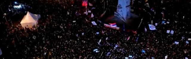 Kraljevo ZASIJALO: Velelepne slike protesta iz vazduha (VIDEO, FOTO)