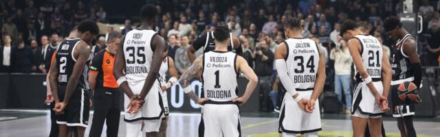 Najtužniji početak meča Partizan - Virtus: Odata počast legendi crno-belih koja je svirepo ubijena