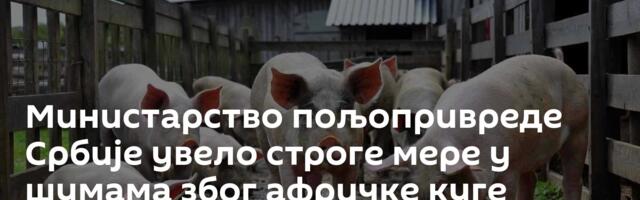 Министарство пољопривреде Србије увело строге мере у шумама због афричке куге свиња
