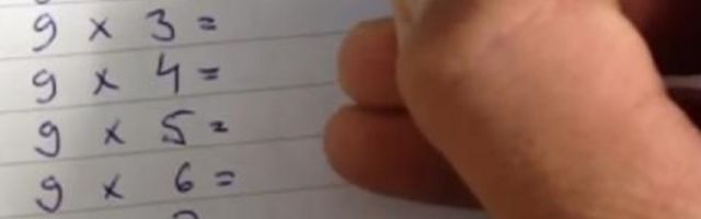 Pomoću broja 9 naučite decu da množe za sekund!