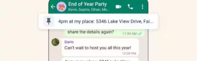 Korisnici WhatsApp-a sada mogu da pinuju poruke u grupama i individualnim razgovorima 