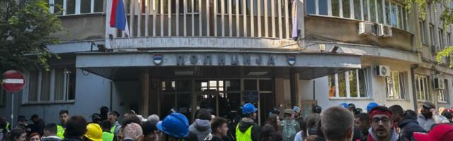 Veteran pušten iz policije, završen protest u Nišu