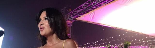 Stanija POLUGOLA i vlažna se UVIJA u čaši: Vreli performans Dobrojevićeve ZAPALIO INTERNET! (FOTO)