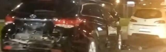 Lančani sudar tri vozila u Beogradu (VIDEO)