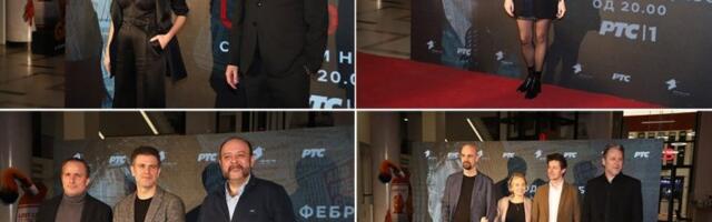 POZNATI NA PREMIJERI SERIJE "SABLJA": Crvenim tepihom prošetali slavni glumci! (FOTO)