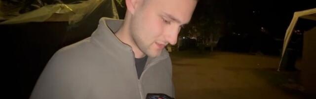 EMOTIVNA SCENA U PIONIRSKOM PARKU: Dok smo razgovarali sa studentom pozvala ga mama (VIDEO)